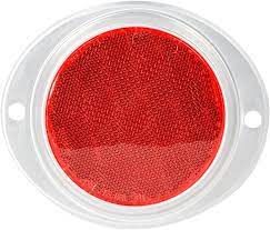 Red Round reflector